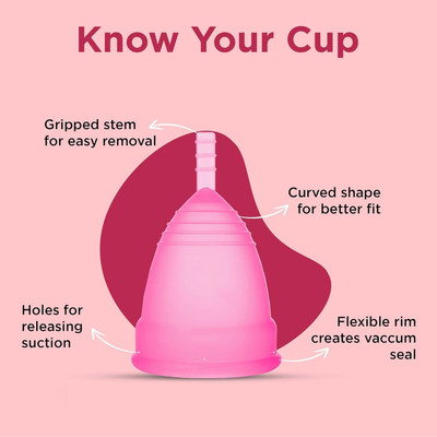 Be Bodywise Medium Reusable Menstrual Cup(Pack of 1)