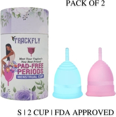 TrackFly Small Reusable Menstrual Cup(Pack of 2)
