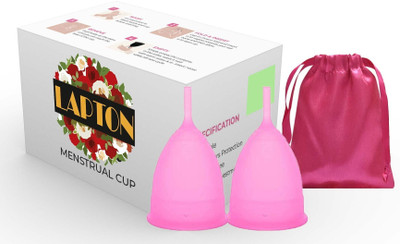 LAPTON Large Reusable Menstrual Cup(Pack of 2)