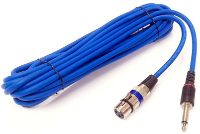 Esptronics (10 Meter 6.35Mm Mono Male to XLR Female Cable Microphone Audio Interface