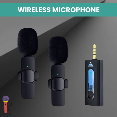 Clairbell K35 Wireless Mic With Collar Microphone forYoutube/Voice Recording/InterviewN285 Microphone