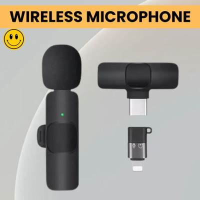 FRONY K8 Wireless Microphone With Bluetooth Mic and Plug for Vlogging, YoutubeC48 Microphone