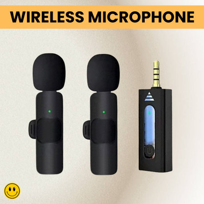 GUGGU K35 Wireless Microphone Bluetooth Collar Mic for YouTub/Live Stream/VloggingW430 Microphone