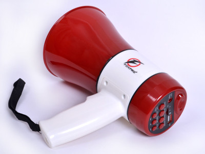 Foxpro Speaker 30 Watts Handheld Megaphone with Recorder; Talk Record Play Siren Music and Tour Guide Megaphone Loud Speaker Trumpets Recording Speaker Horn with USB & SD Card Port for Announcing FP-556 BT Outdoor PA System(30 W) Foxpro Speaker 30 Watts Handheld Megaphone with Recorder; Talk Record Play Siren Music and Tour Guide Megaphone Loud Speaker Trumpets Recording Speaker Horn with USB & SD Card Port for Announcing FP-556 BT Outdoor PA System(30 W)