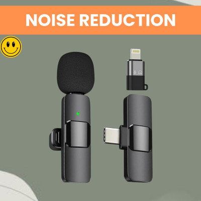 Clairbell K8 Wireless Microphone With Bluetooth Mic and Plug for Vlogging, YoutubeE91 Microphone