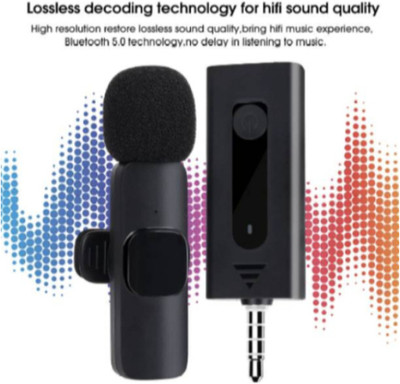 GUGGU EC-K35 Pro Wireless Lavalier Lapel Microphone Noise Cancelling Recording Mic Microphone