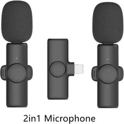 GUGGU ATY_934A_K9 DUAL WIRELESS MICROPHONE FOR CONFRENEC,INTERVIEWS & VLOGGING Microphone