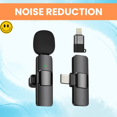FRONY K8 Wireless Microphone With Bluetooth Mic and Plug for Vlogging, YoutubeC114 Microphone