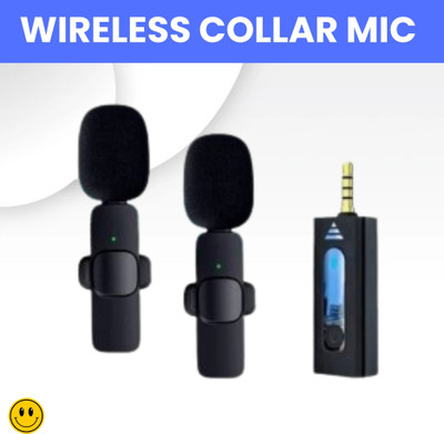 GUGGU K35 Wireless Microphone Bluetooth Collar Mic for YouTub/Live Stream/VloggingW198 Microphone