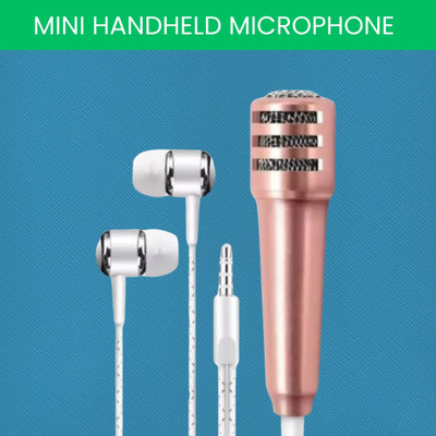 FRONY Singing Microphone Dynamic & Stereo Earphone Compatible with all smart PhoneZ241 Microphone
