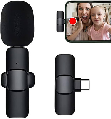 4uonly K8 mic Wireless Collar iPhone Android Type C Supported Wireless nmk7 Microphone