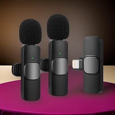 4uonly K9 mic Bluetooth Professional Mic Black (Pack of 1) Microphone vgt8 Microphone