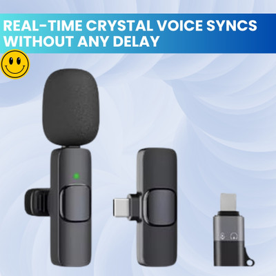 Clairbell K8 Wireless Microphone With Bluetooth Mic and Plug for Vlogging, YoutubeE225 Microphone