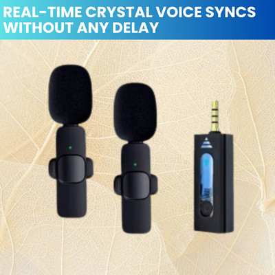 GUGGU K35 (Wireless Microphone)Bluetooth Collar Micfor YouTub/Live Stream/VloggingO480 Microphone