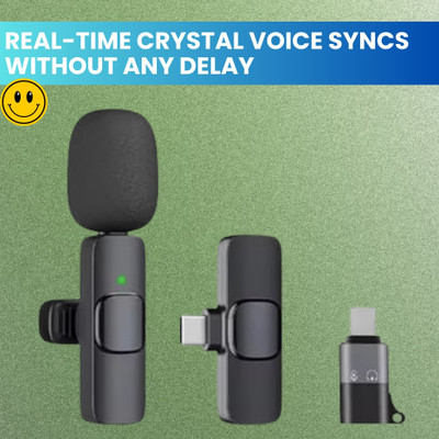 Clairbell K8 Wireless Microphone With Bluetooth Mic and Plug for Vlogging, YoutubeE53 Microphone