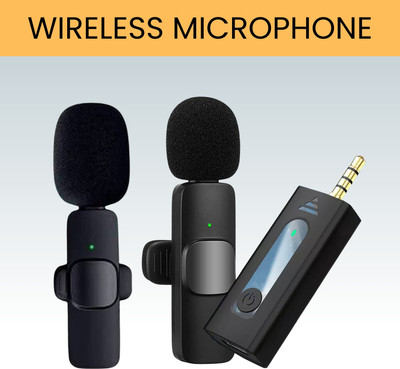 GUGGU K35 (Wireless Microphone)Bluetooth Collar Micfor YouTub/Live Stream/VloggingO364 Microphone