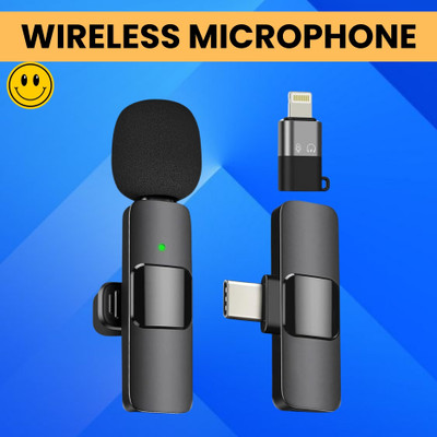 Clairbell K8 Wireless Microphone With Bluetooth Mic and Plug for Vlogging, YoutubeE189 Microphone
