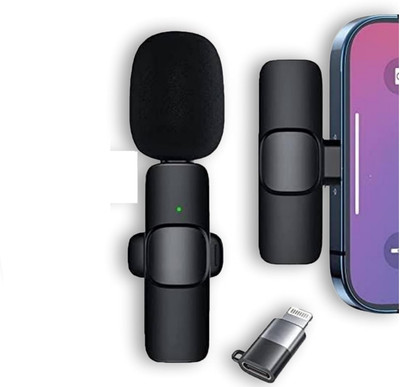 Snuthao K8 Wireless Microphone, Digital Mini Portable Recording Clip Mic Camera Microphone