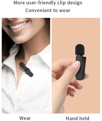 4uonly K8 mic Wireless Collar iPhone Android Type C Supported Wireless nmk12 Microphone