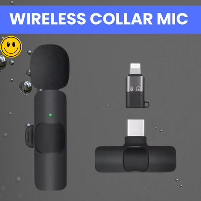 Clairbell K8 Wireless Microphone With Bluetooth Mic and Plug for Vlogging, YoutubeE348 Microphone