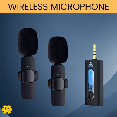 Clairbell K35 Wireless Microphone Bluetooth Collar Mic for YouTub/Live Stream/VloggingE373 Microphone