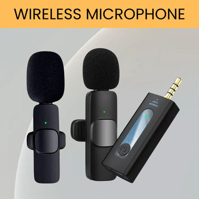 GUGGU K35 (Wireless Microphone)Bluetooth Collar Micfor YouTub/Live Stream/VloggingO234 Microphone