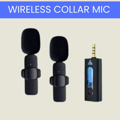 GUGGU K35 (Wireless Microphone)Bluetooth Collar Micfor YouTub/Live Stream/VloggingO68 Microphone