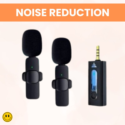 FRONY K35 Wireless Microphone Bluetooth Collar Mic for YouTub/Live Stream/VloggingB131 Microphone