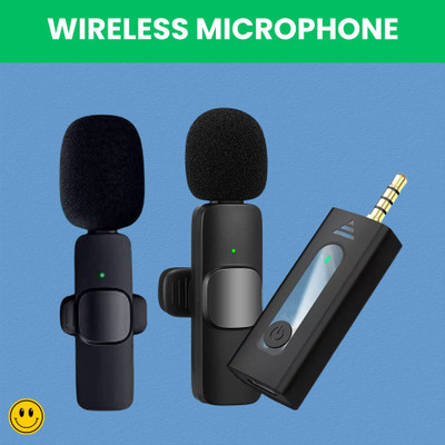 GUGGU K35 Wireless Microphone Bluetooth Collar Mic for YouTub/Live Stream/VloggingW462 Microphone