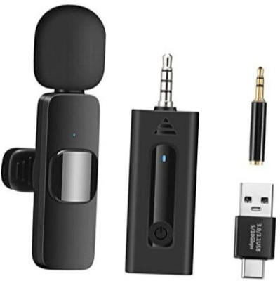 Clairbell ATR_573A_K35 3.5MM WIRELESS MICROPHONE PLUG & PLAY FOR YOUTUBE,VIDEO RECORDING Microphone