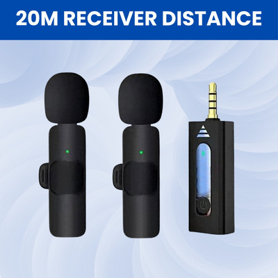 GUGGU K35 (Wireless Microphone)Bluetooth Collar Micfor YouTub/Live Stream/VloggingO168 Microphone