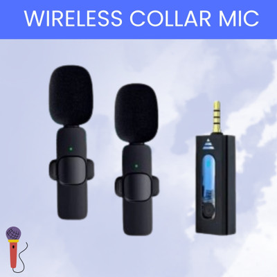 GUGGU K35 Wireless Mic With Collar Microphone forYoutube/Voice Recording/InterviewX273 Microphone
