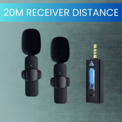 GUGGU K35 (Wireless Microphone)Bluetooth Collar Micfor YouTub/Live Stream/VloggingO148 Microphone