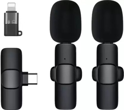 YAROH ATY_912A_K9 DUAL WIRELESS MICROPHONE PLUG & PLAY FOR YOUTUBE,VIDEO RECORDING Microphone
