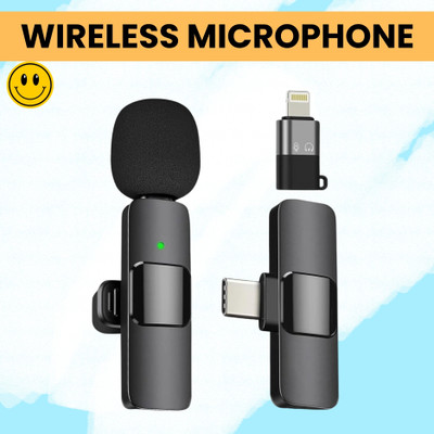 Clairbell K8 Wireless Microphone With Bluetooth Mic and Plug for Vlogging, YoutubeE187 Microphone