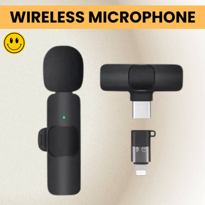 Clairbell K8 Wireless Microphone With Bluetooth Mic and Plug for Vlogging, YoutubeE77 Microphone