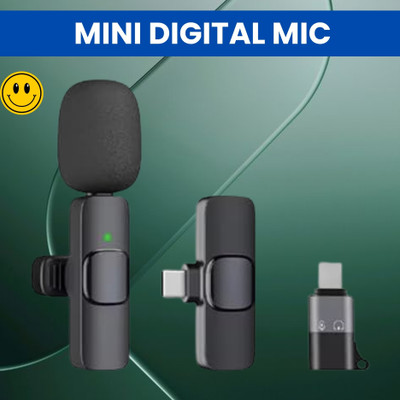 Clairbell K8 Wireless Microphone With Bluetooth Mic and Plug for Vlogging, YoutubeE171 Microphone