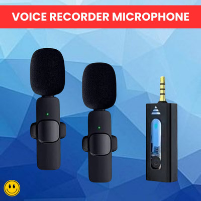 GUGGU K35 Wireless Microphone Bluetooth Collar Mic for YouTub/Live Stream/VloggingW216 Microphone