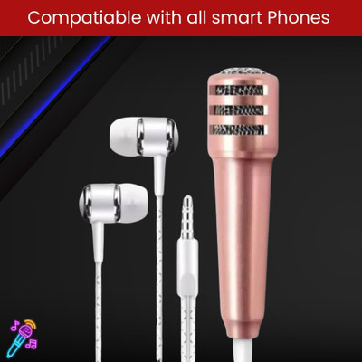 SACRO Wired Microphone for Singing, Corded Karaoke Mic For all Smart PhonesK92 Microphone