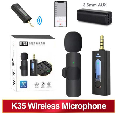 FRONY ATR_569A_K35 3.5MM WIRELESS MICROPHONE PLUG & PLAY FOR YOUTUBE,VIDEO RECORDING Microphone