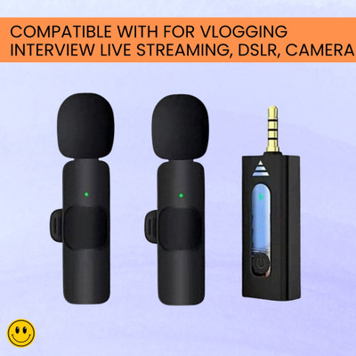 GUGGU K35 Wireless Microphone Bluetooth Collar Mic for YouTub/Live Stream/VloggingW429 Microphone