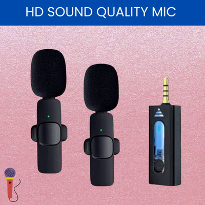 Clairbell K35 Wireless Mic With Collar Microphone forYoutube/Voice Recording/InterviewN141 Microphone