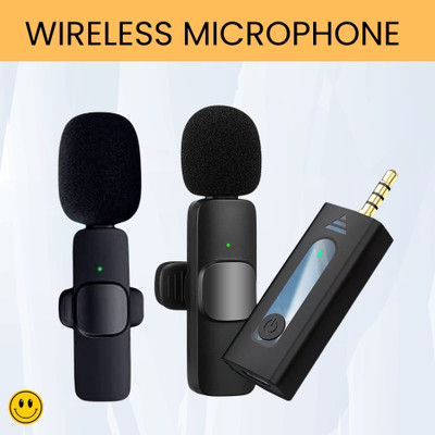 GUGGU K35 Wireless Microphone Bluetooth Collar Mic for YouTub/Live Stream/VloggingW172 Microphone