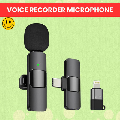 FRONY K8 Wireless Microphone With Bluetooth Mic and Plug for Vlogging, YoutubeA418 Microphone