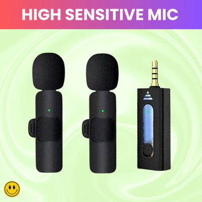 GUGGU K35 Wireless Microphone Bluetooth Collar Mic for YouTub/Live Stream/VloggingW79 Microphone