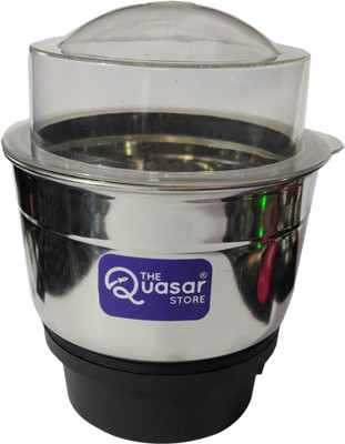 The Quasar Store Mixer Grinder Chutney Jar 400ml Fit on 2 Lock & 4 Teeth Coupler Mixer Juicer Jar(400 ml)
