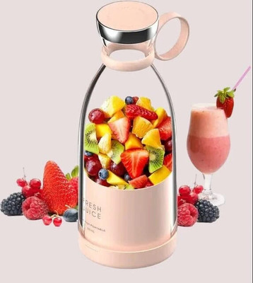 RGsmart UB-02 200 W Juicer(Mini Best Bottle Blender and Juicer 420ml | 1 Jar | Pink)