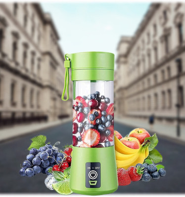 YAROH PRO 450 W Juicer Mixer Grinder(USB Rechargeable 6-Blade Portable Juicer Blender | 1 Jar | Multicolor)