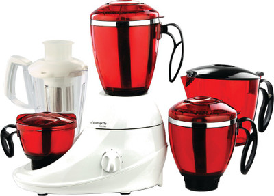 Butterfly 750 W Juicer Mixer Grinder(Desire 4 | 4 Jars)