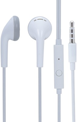 ELIIDE HF R1 Wired Earphones Tangle Free with Stereo Sound & Inline Mic Wired Headset Wired Headset(White, In the Ear)